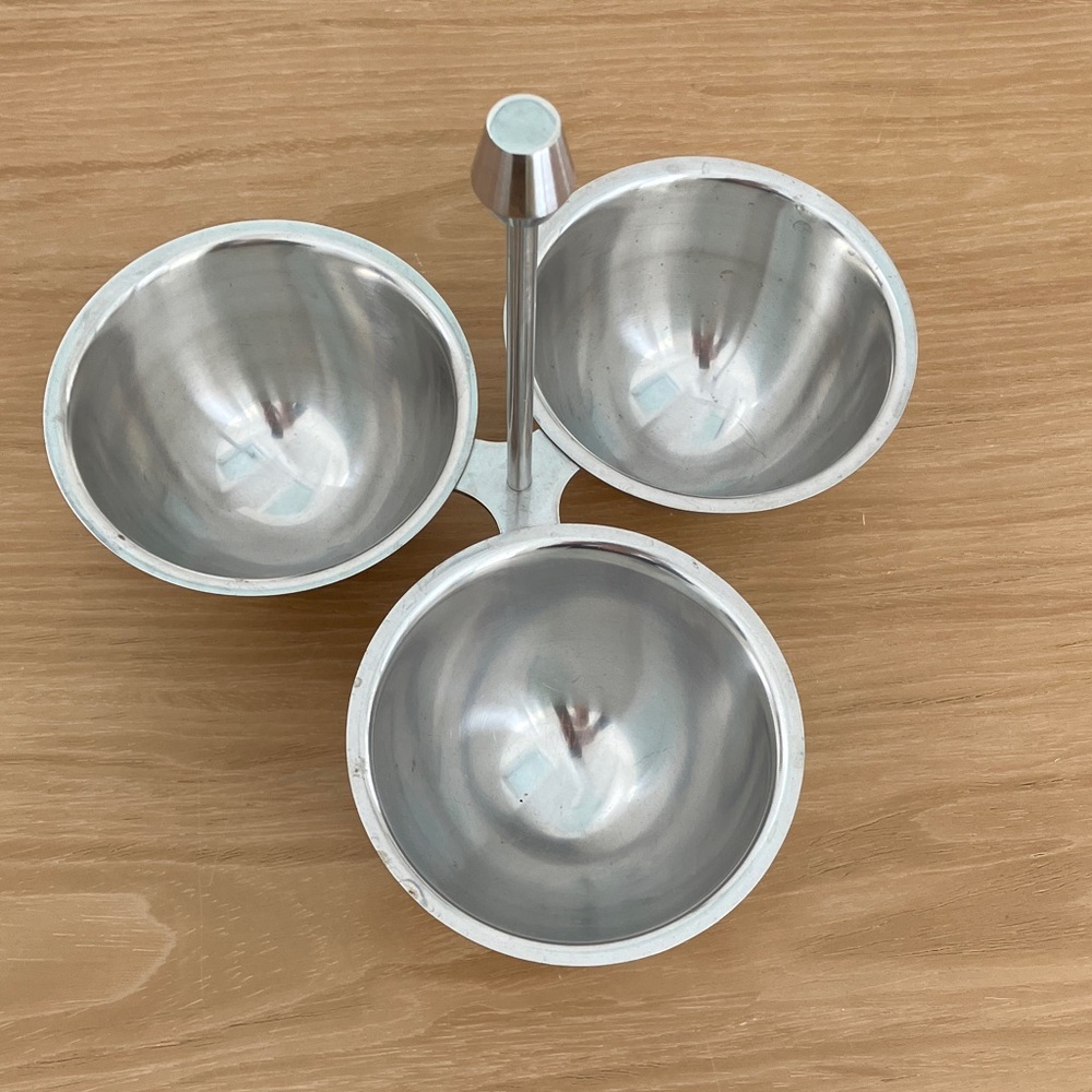 Vintage Oneida Stainless Steel Condiment Holder